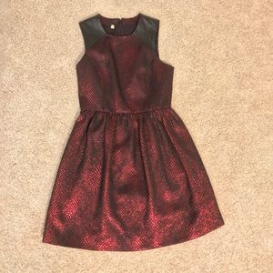 4 Collective Red Black Cocktail Dress